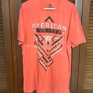 Men’s American Fighter shirt from the Buckle Store 4XL Peach Color